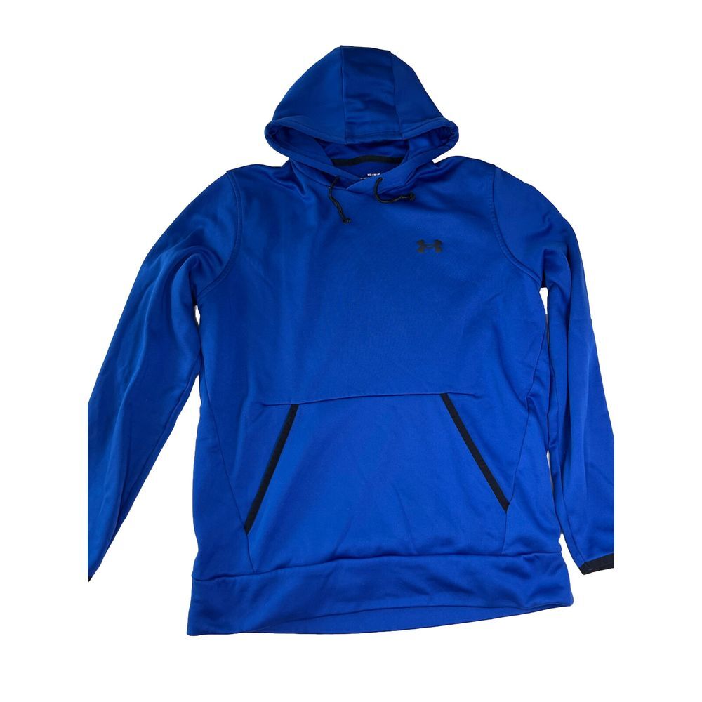 Under Armour UA Cold‎ gear Pullover Loose Hoodie Sweatshirt Men's M Royal Blue